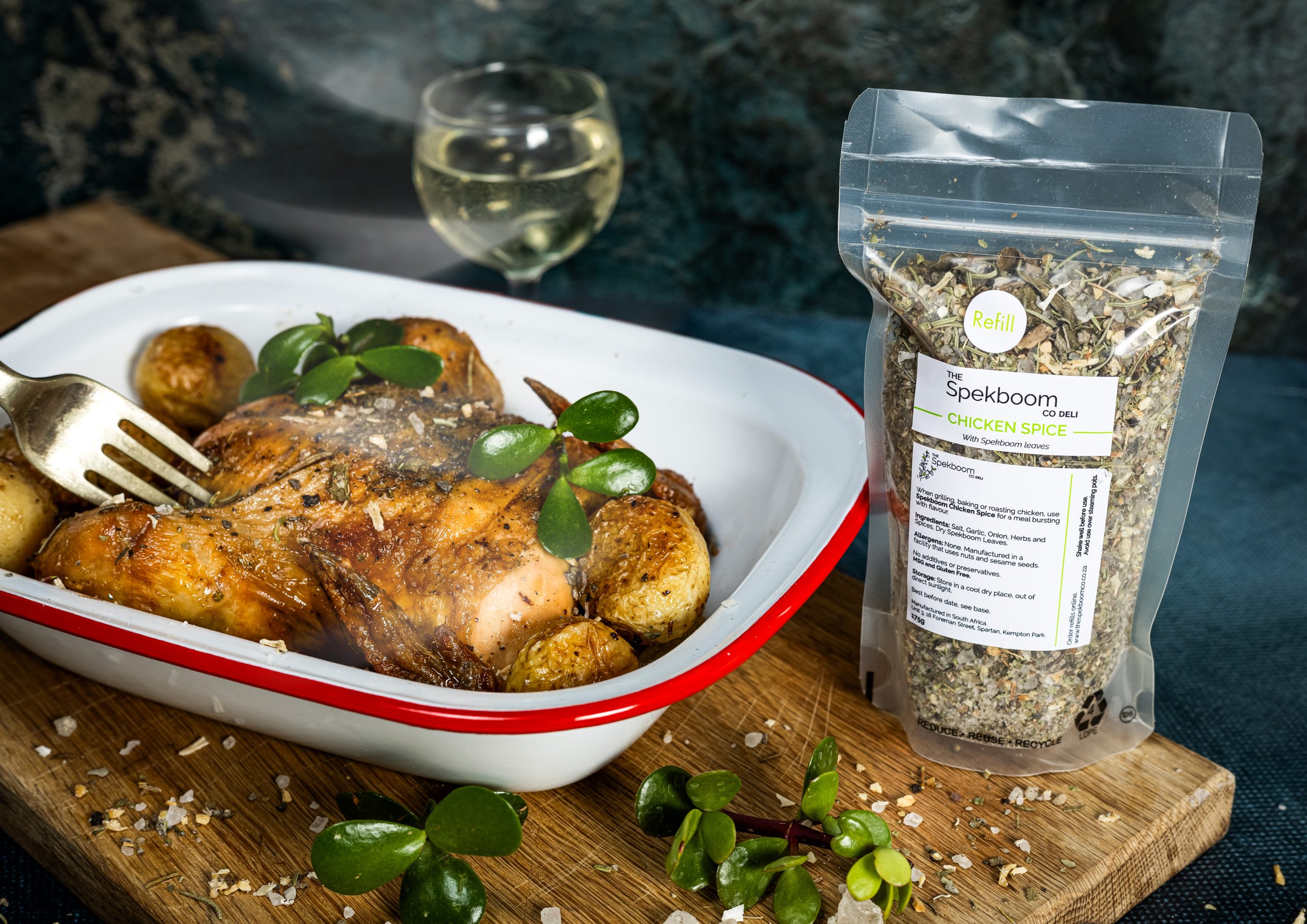 Spekboom Chicken Spice Refill 175g - Image 2
